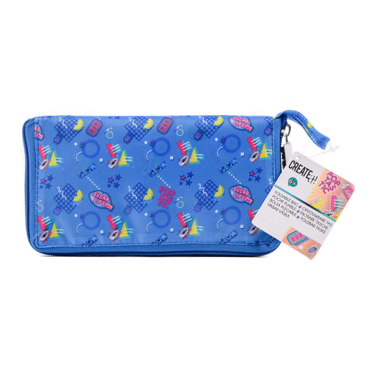 Creëer het! Poptastische Opvouwbare Shopper Blauw