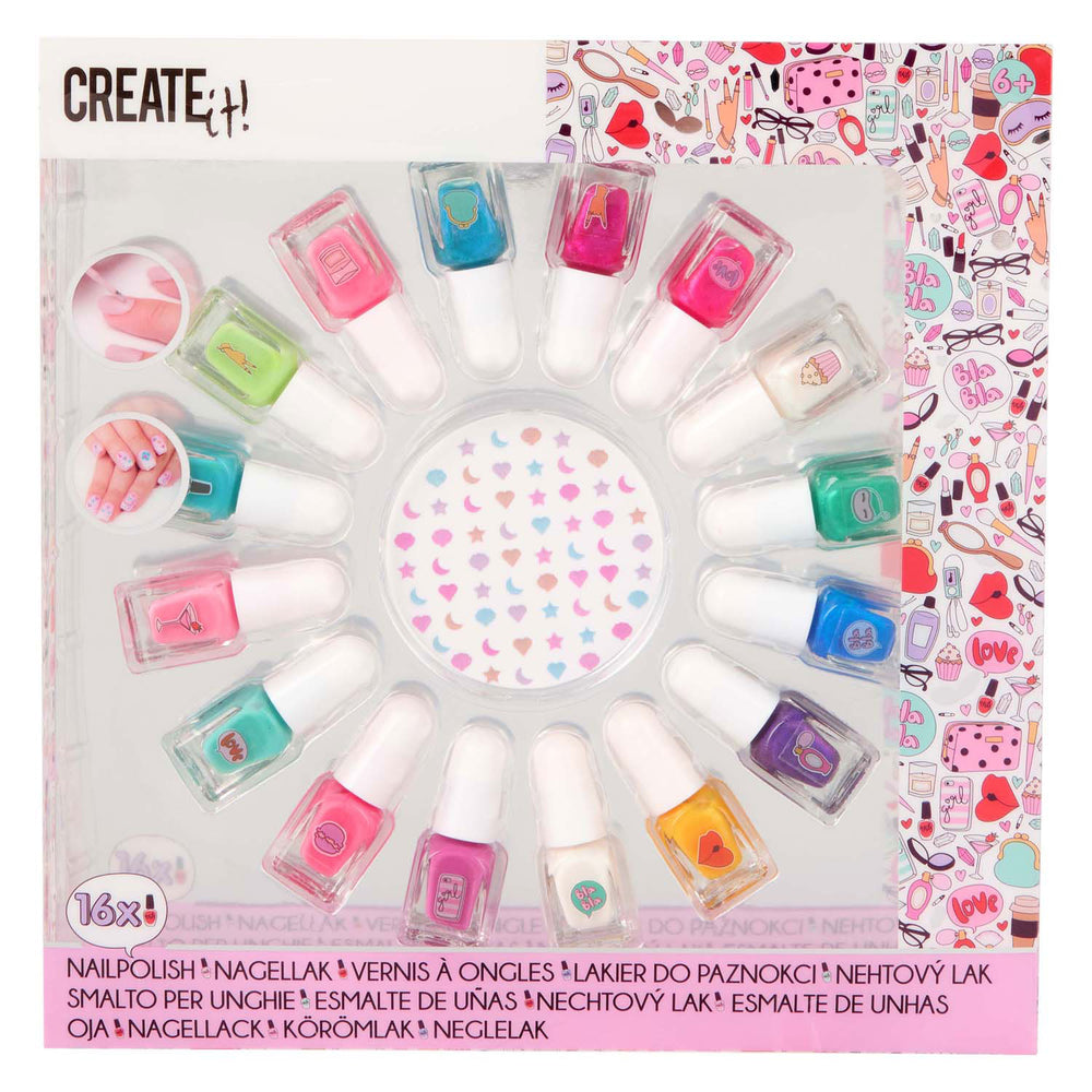 Maak het zelf! Beauty Nagellak Set, 16st.