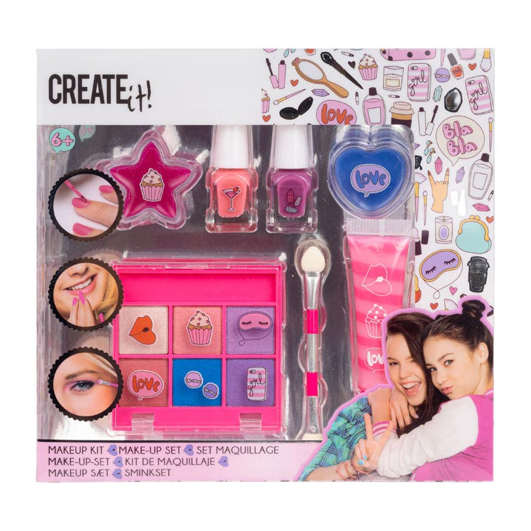 Create it! beauty make-upset roze lila