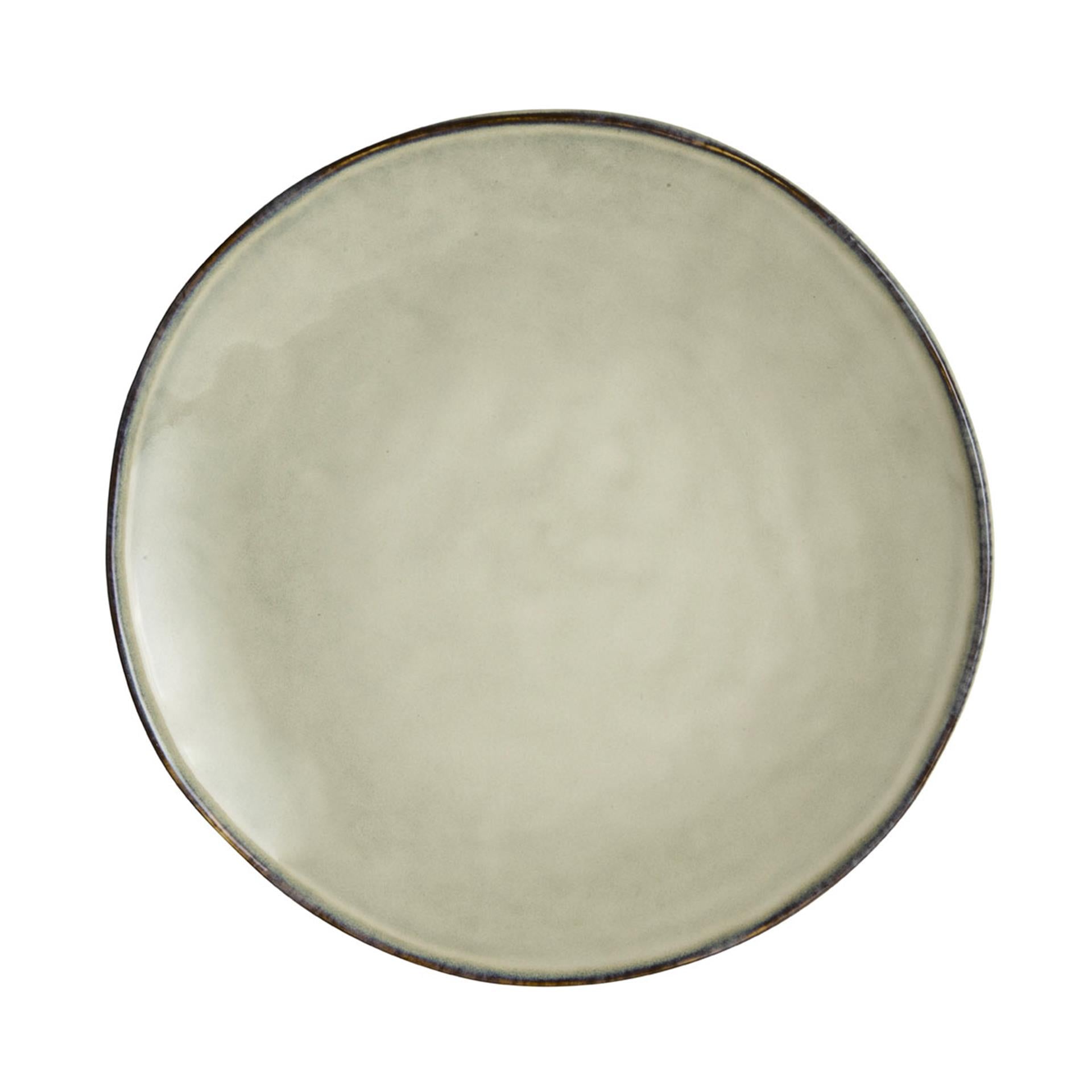 Dutch rose organic bord ø26,5cm creme doos a 4 stuks