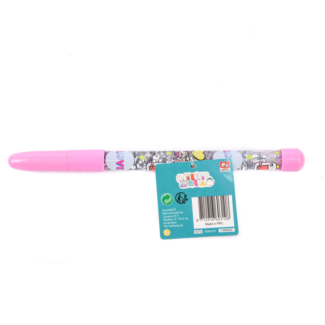 Canenco pen met waterglitters