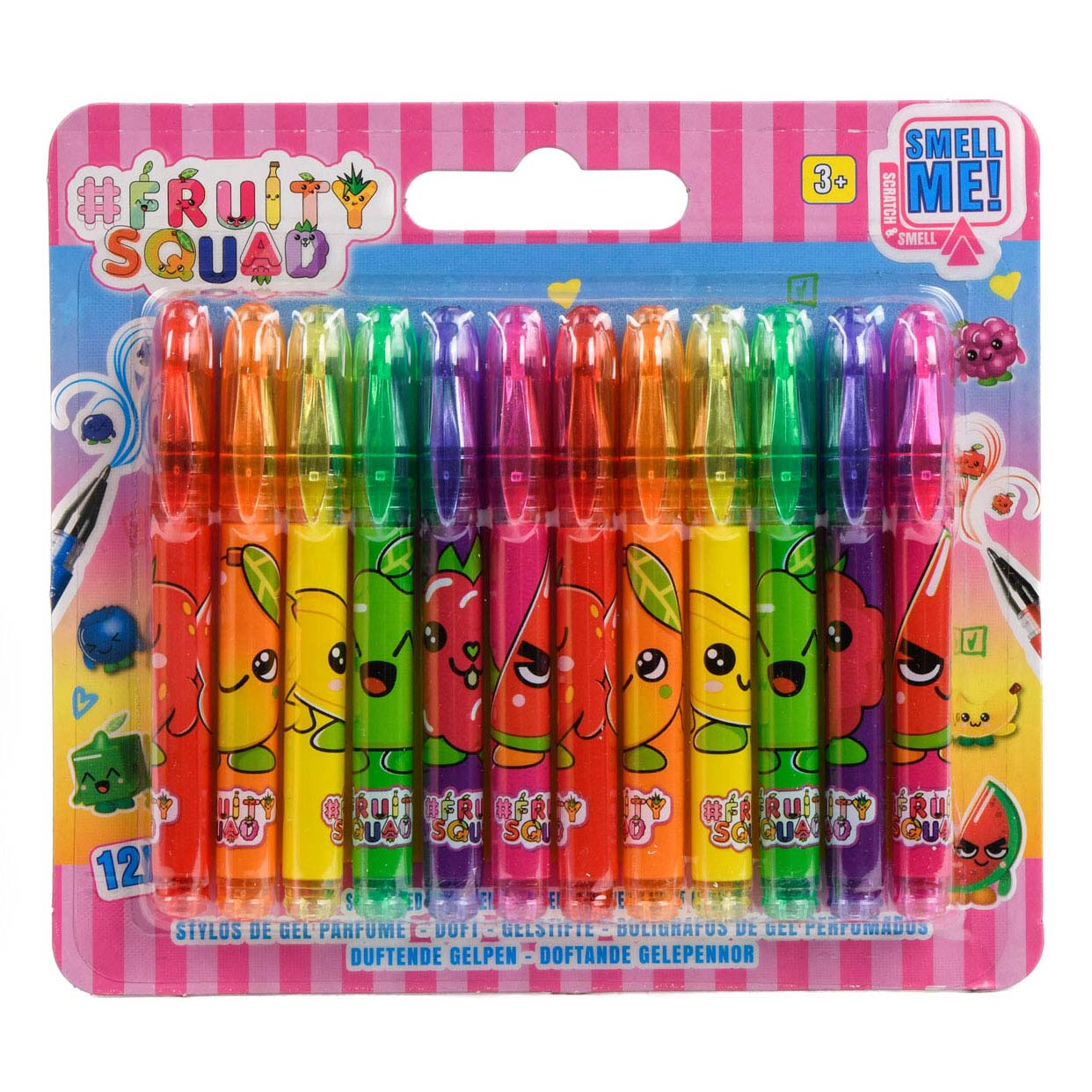 Fruity Squad Mini Gelpennen met Geur, 12e.
