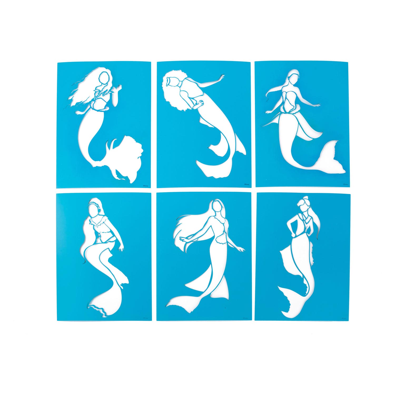 De kleine zeemeermin Blaaspennen-set