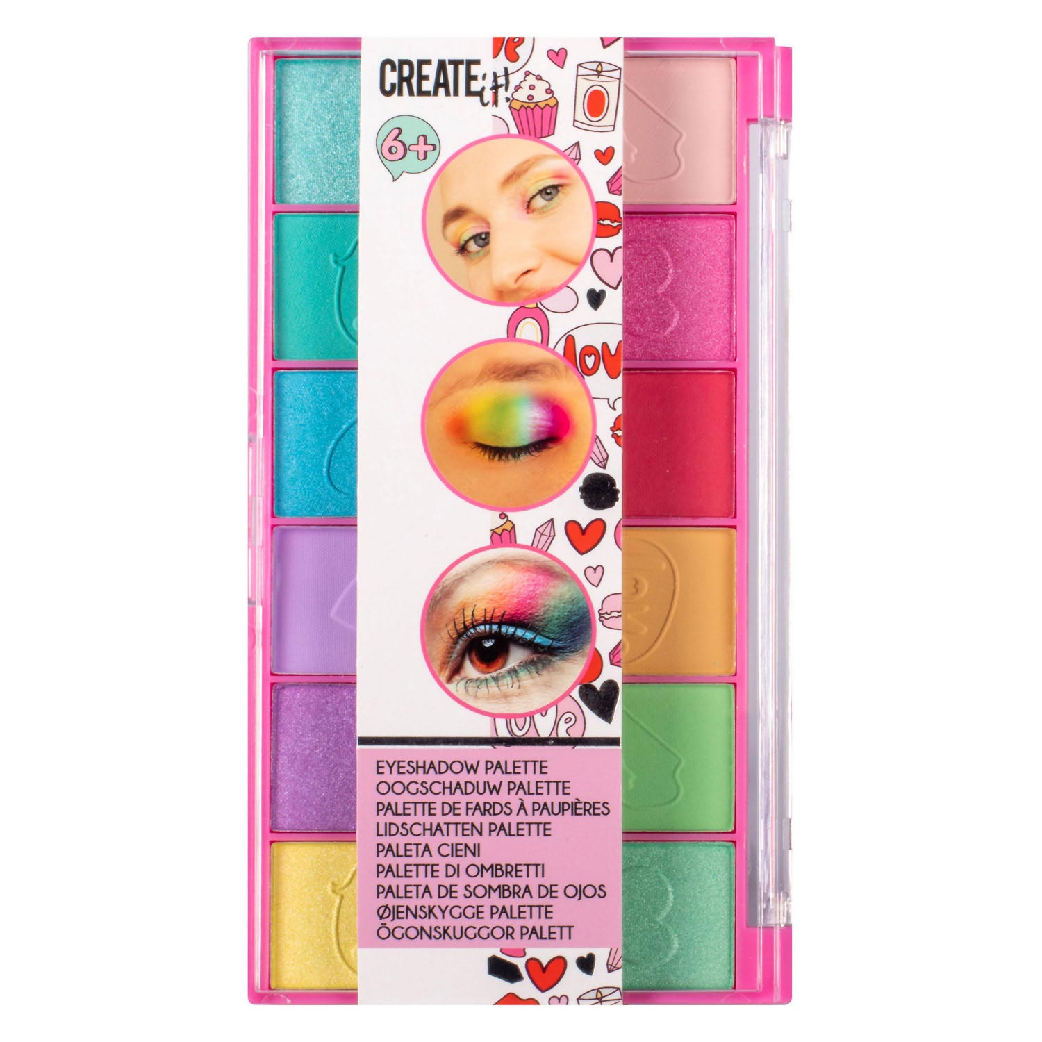 Creëer het! Beauty Oogschaduw Palette, 12 Kleuren!