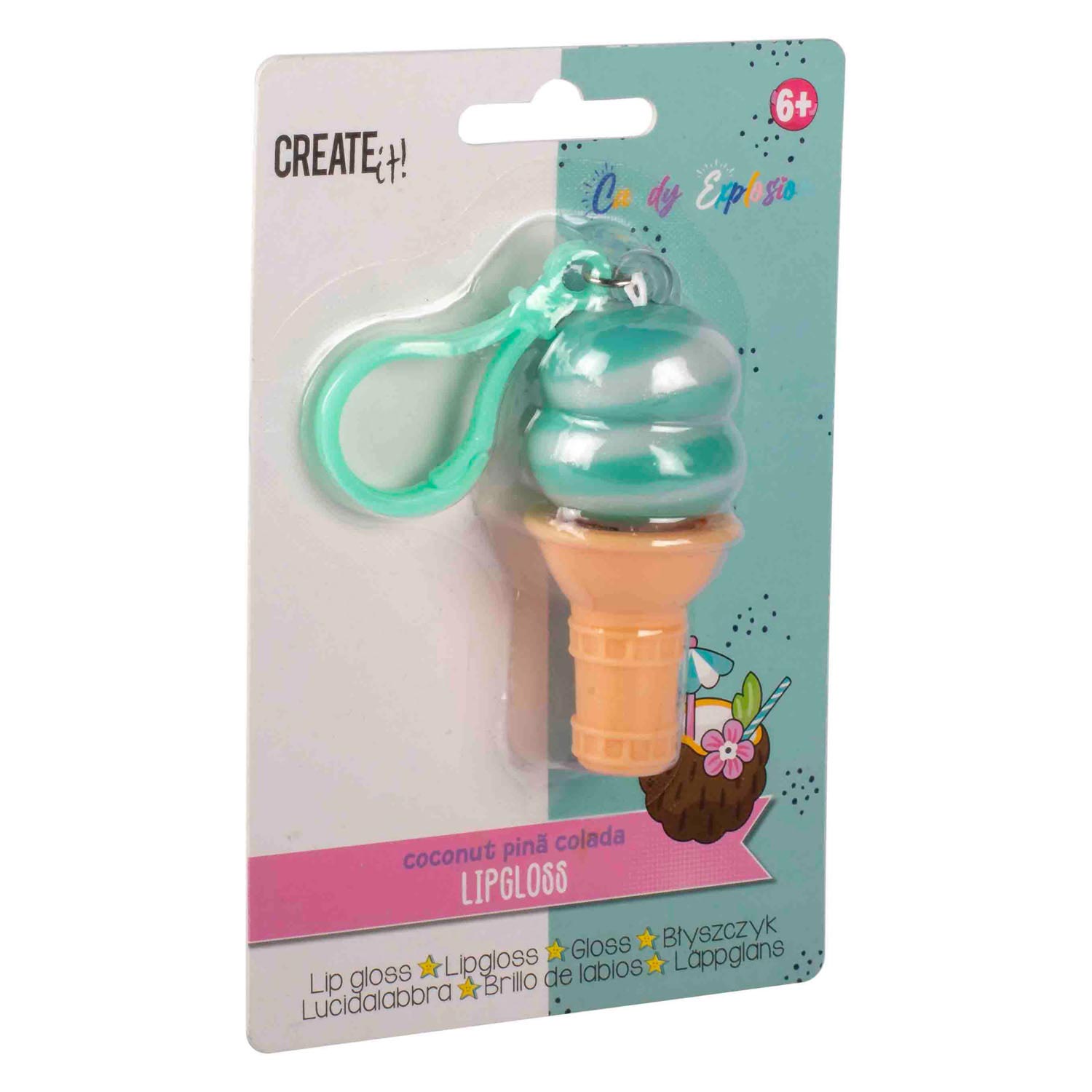 Canenco creëer het! candy explosie lipgloss ijsje sleutelhanger