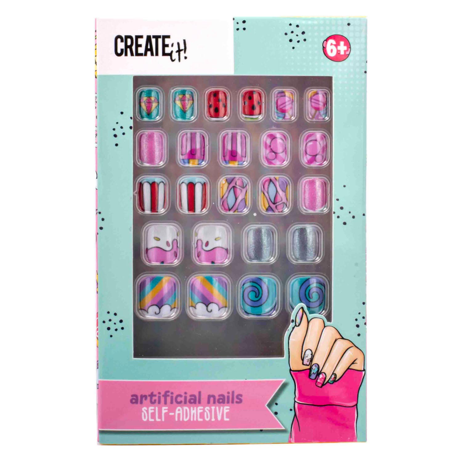 Creëer het! Candy Explosion Kunstnagels stevig