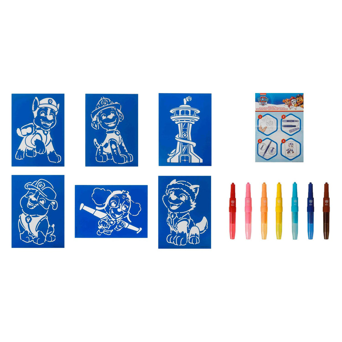 Canenco paw patrol blaaspennen set