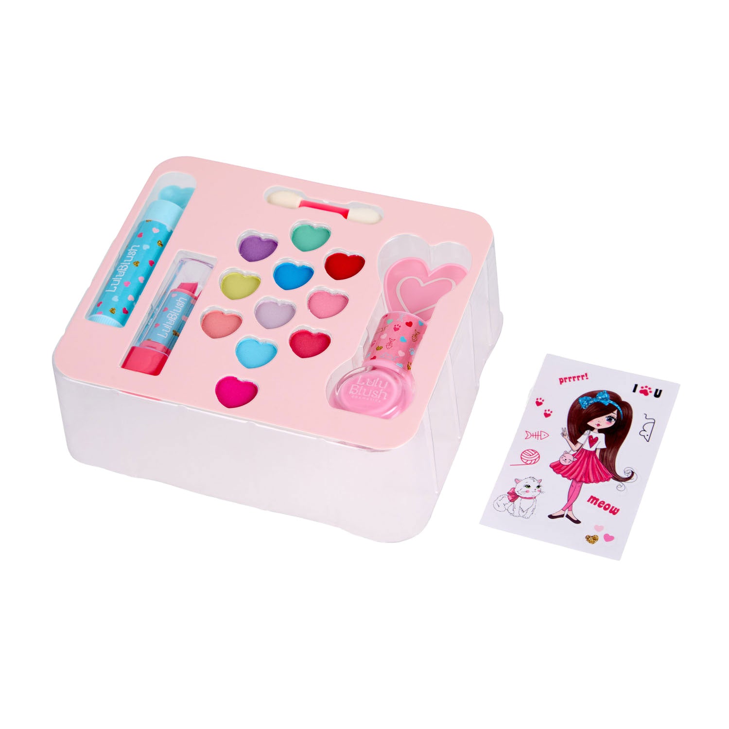 Canenco lulu blush make-upset in tinnen koffer