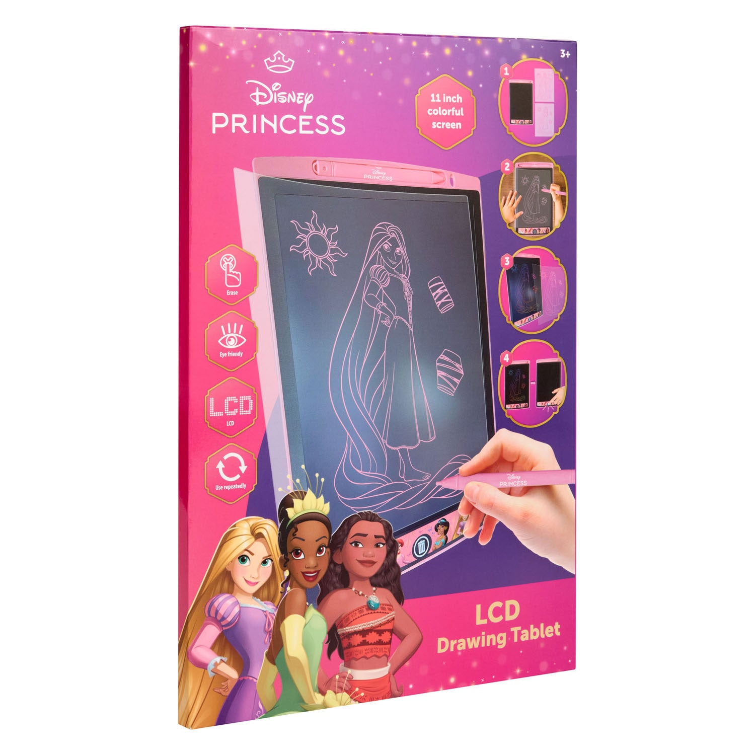 Canenco disney princess lcd tekenbord regenboog