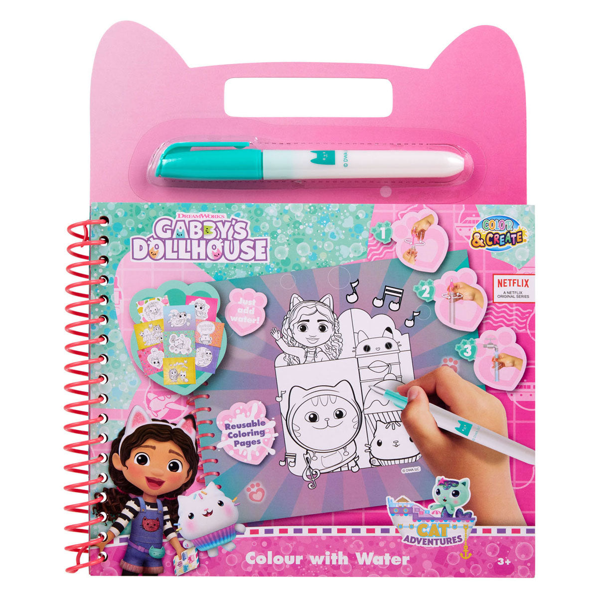 Gabby's poppenhuis aquarelboek