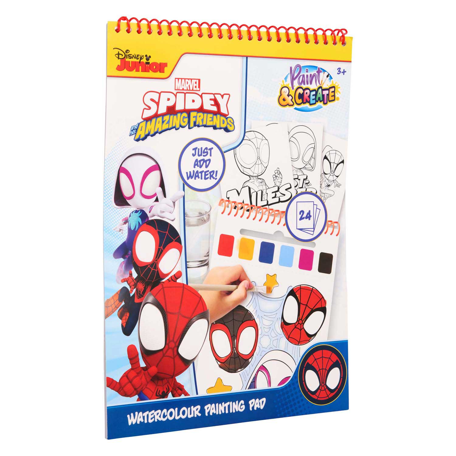 Spidey waterverfset boek