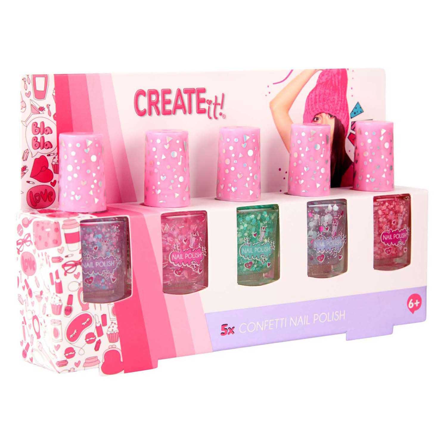 Canenco create it! nagellak confetti - 5dlg.