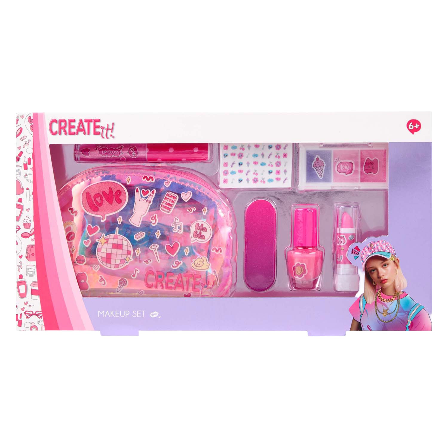 Canenco create it! make-up giftset incl tasje
