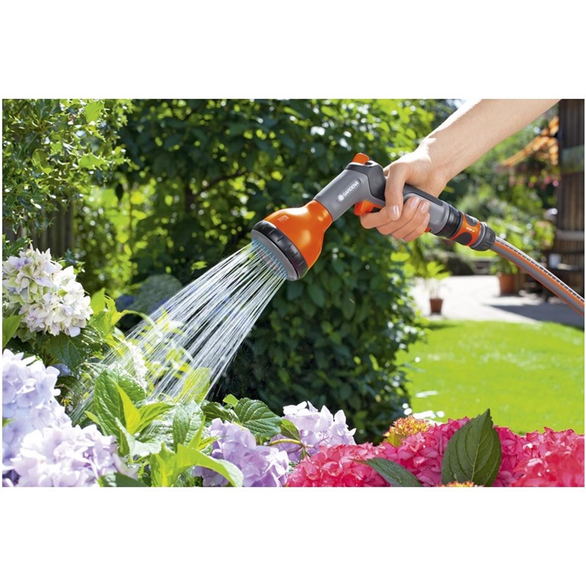 Gardena classic multifunctionele broes (grijs oranje, 18313-20)