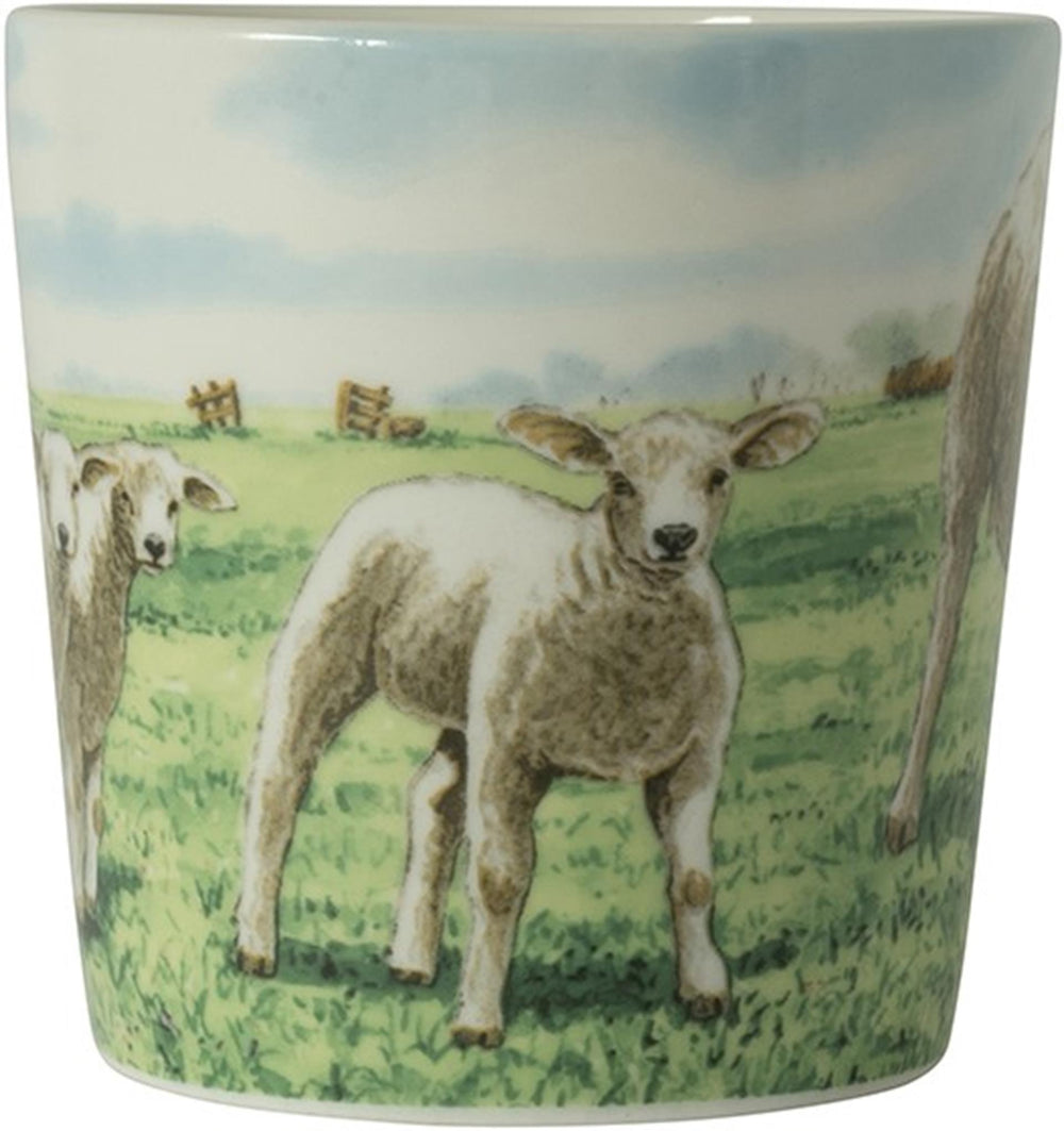 Wiebe van der zee wiebe's farm minimok schaap 230ml doos a 6 stuks porselein