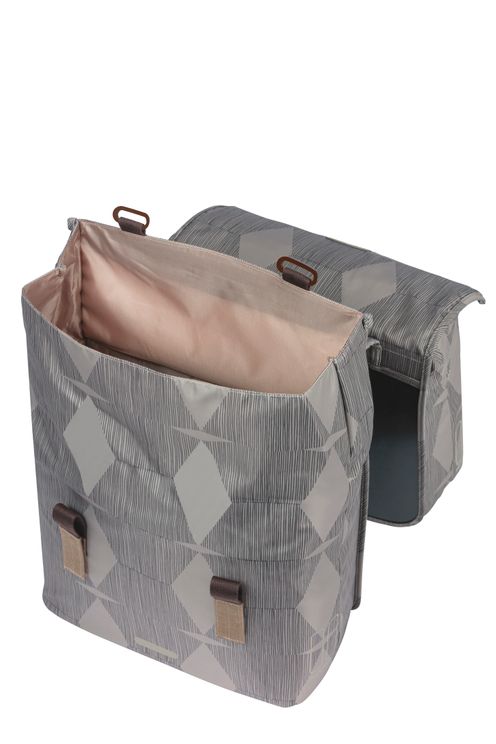 Basil Elegance sacoche double MIK 40-49L chateau taupe