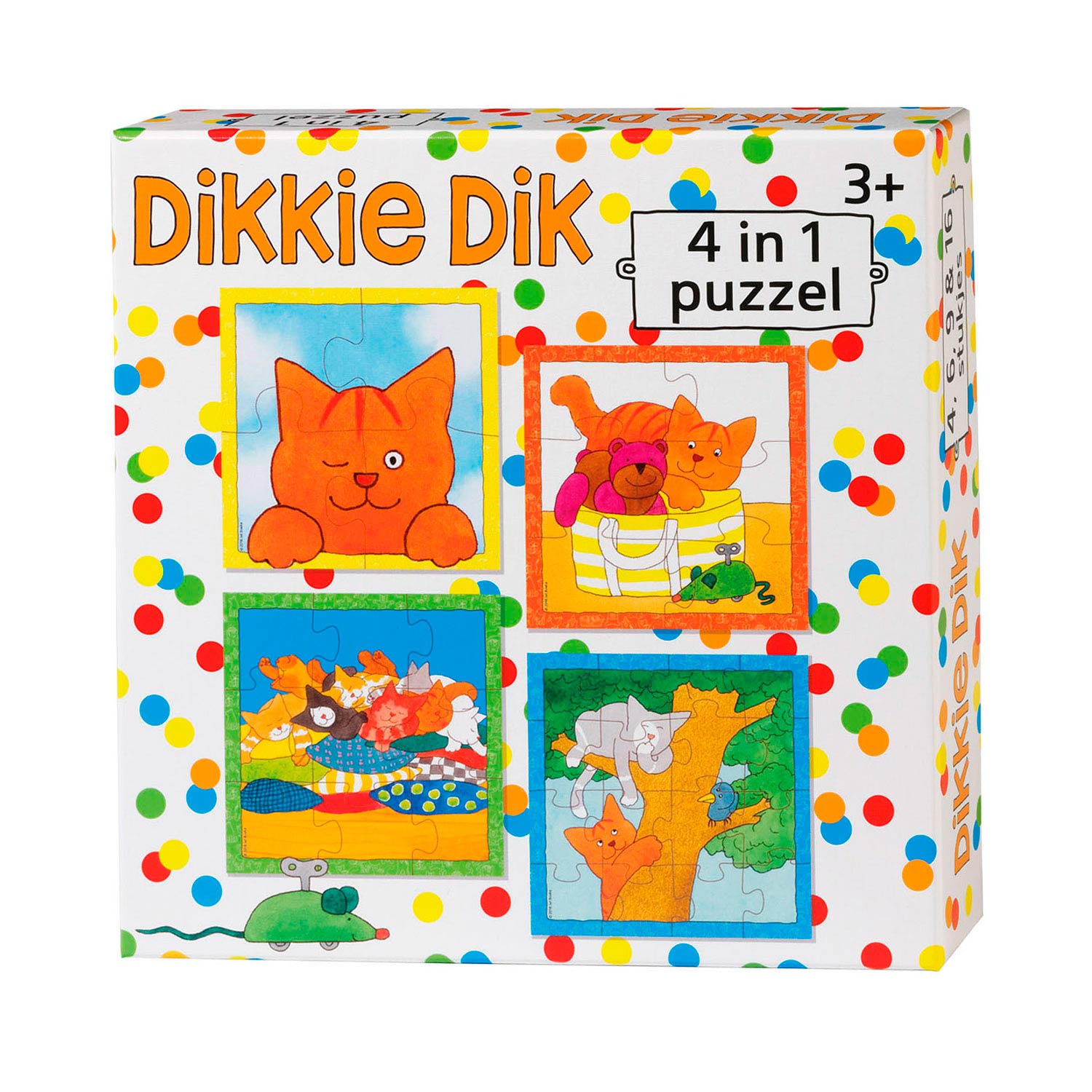 Bambolino dikkie dik puzzel, 4in1