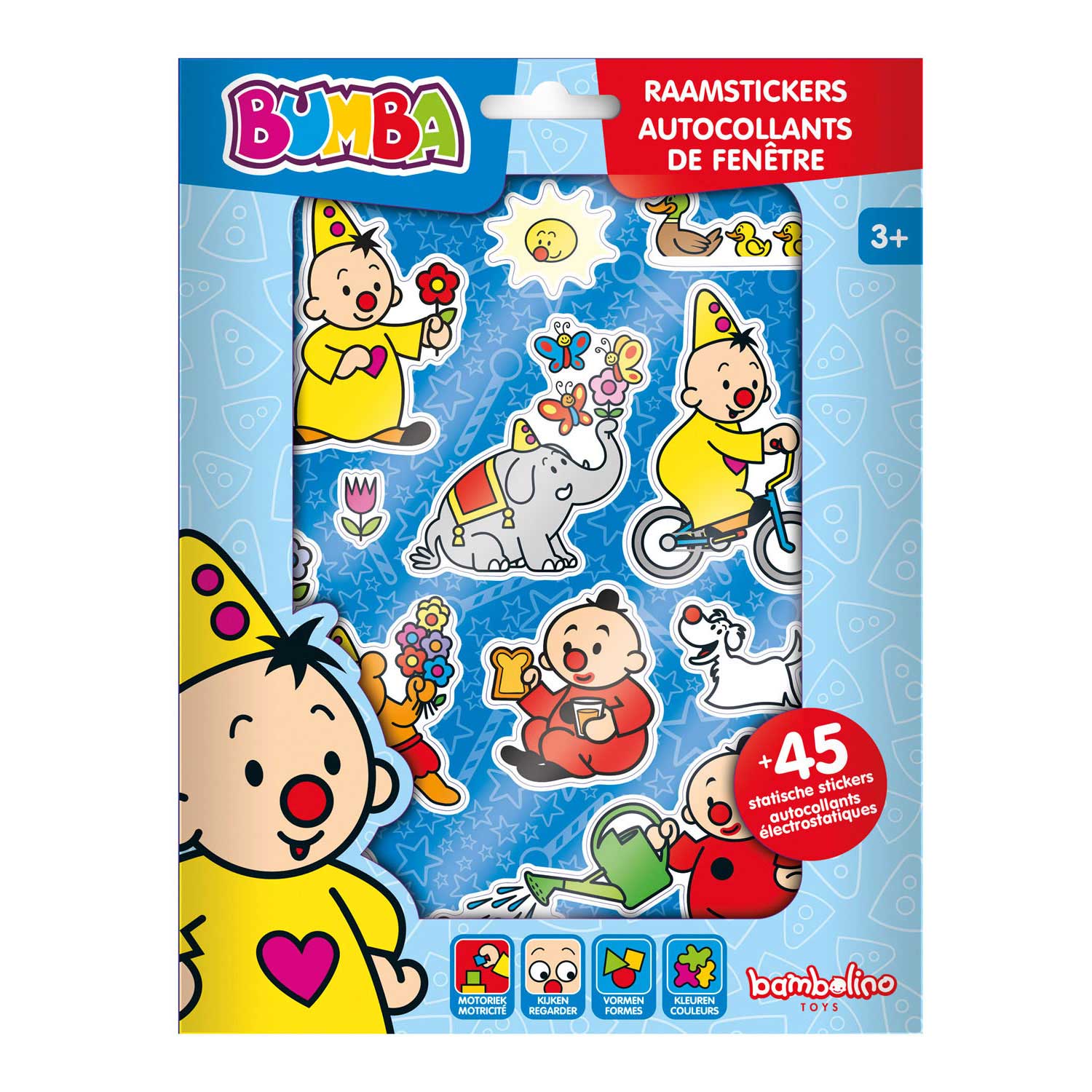 Bambolino speelgoed bumba raamstickers