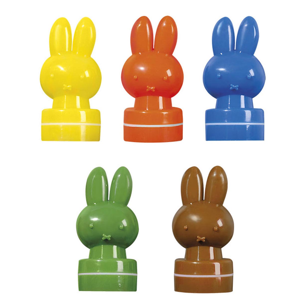 Totum Miffy stamps, 5 self-inking stamps, stamping, stamp set - creative toddler preschooler toy - from 3 years - Bambolino Toys crafting junior