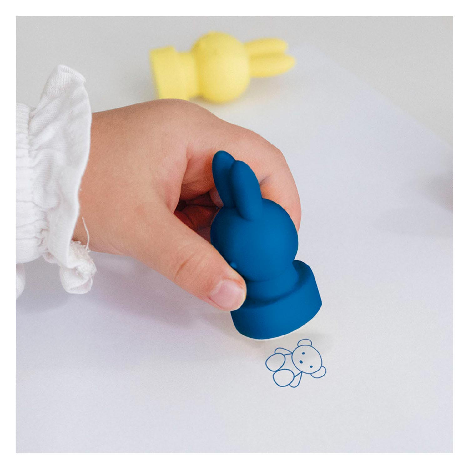 Totum Miffy stamps, 5 self-inking stamps, stamping, stamp set - creative toddler preschooler toy - from 3 years - Bambolino Toys crafting junior