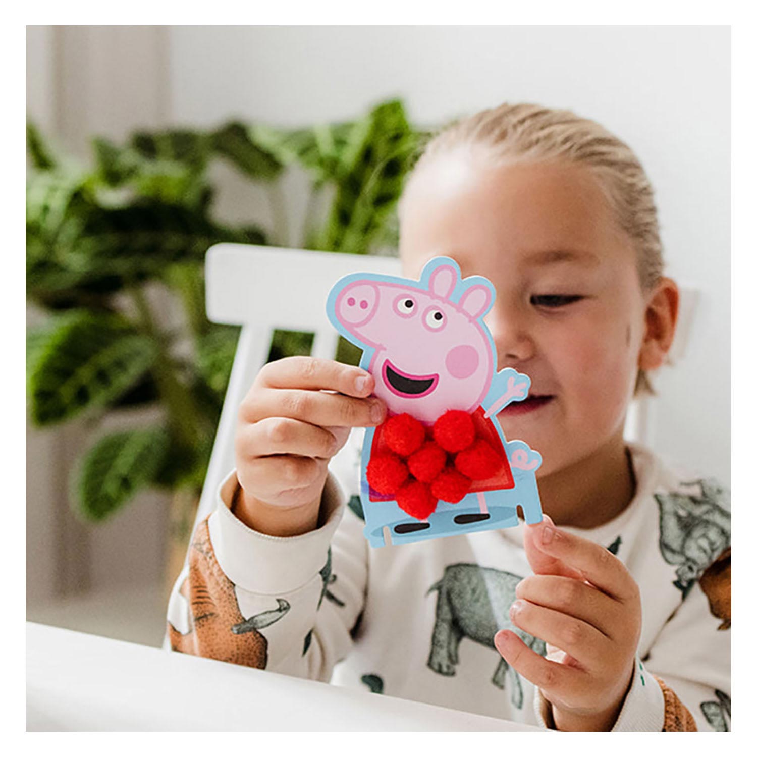 Bambolino toys peppa pig pompom plakken