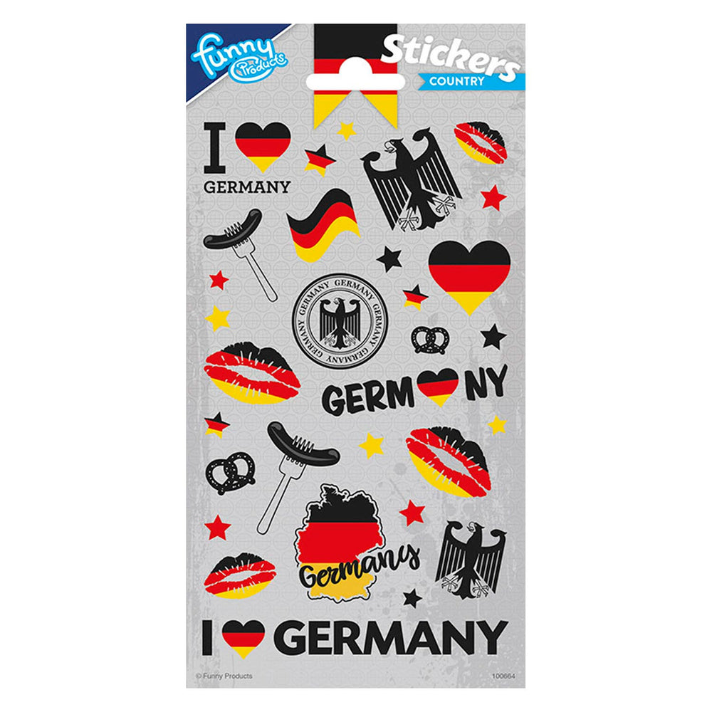 Totum stickervel Duitsland