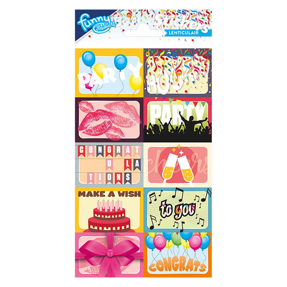 Stickervel-feestje