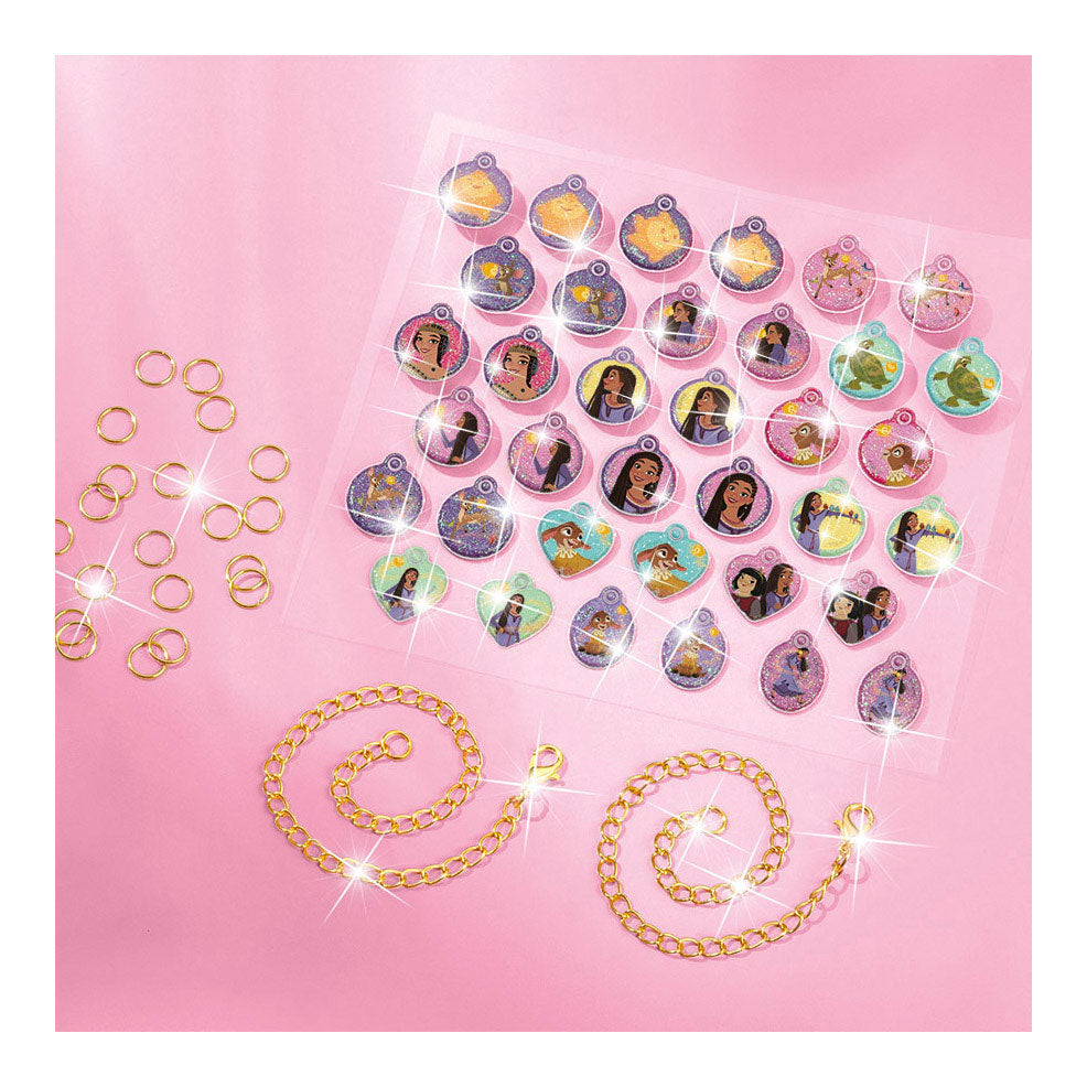 Disney Wish - Glitterarmbanden met Bedels Maken