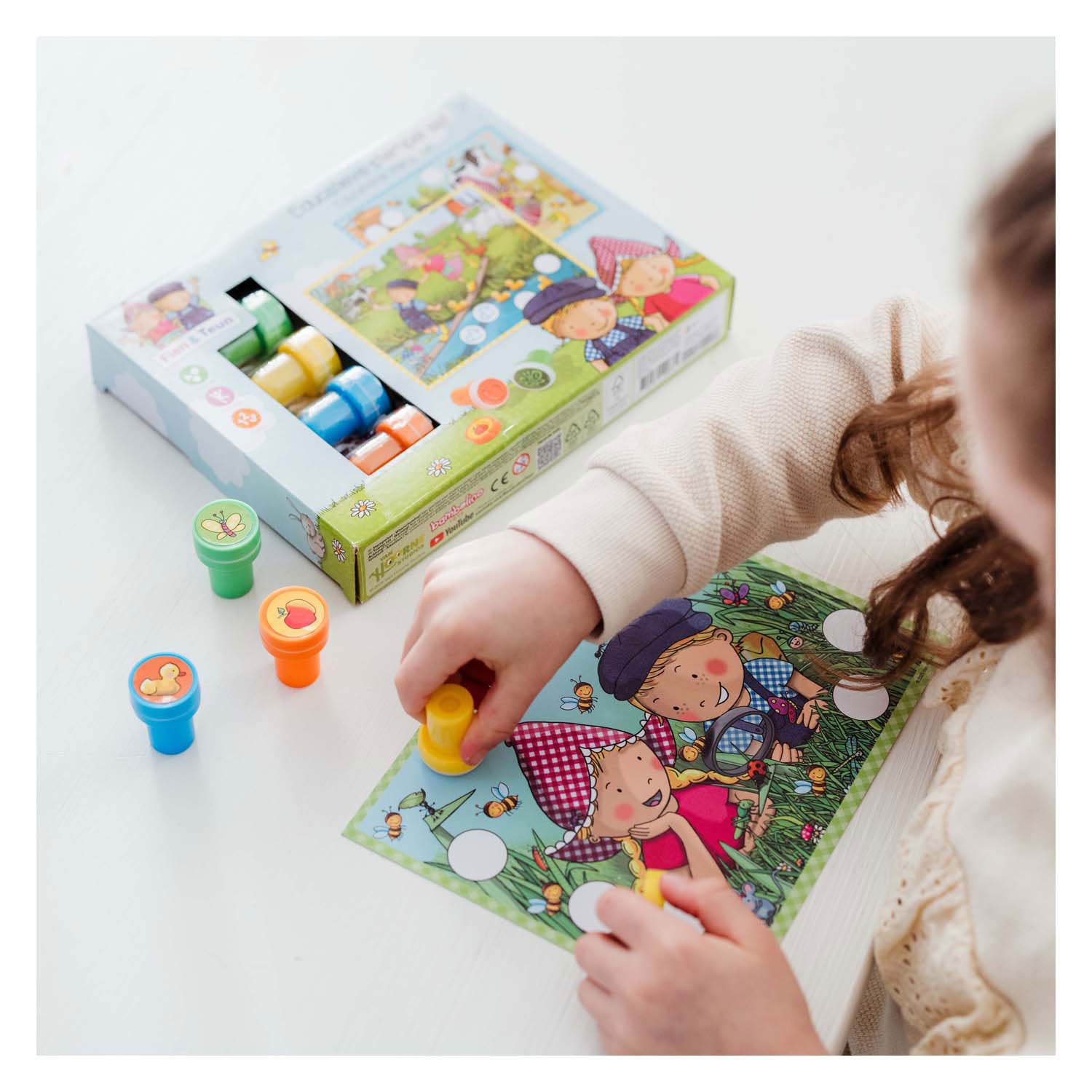 Bambolino fien teun educatieve stempelset