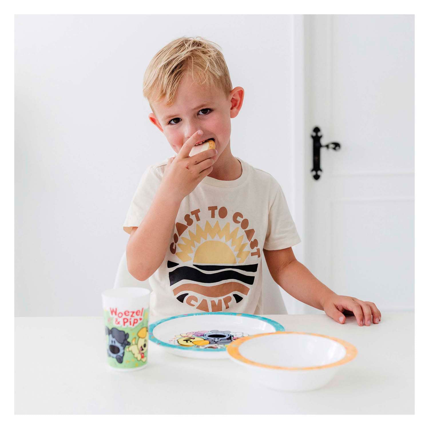 Bambolino speelgoed woezel pip eetset, 3dlg.