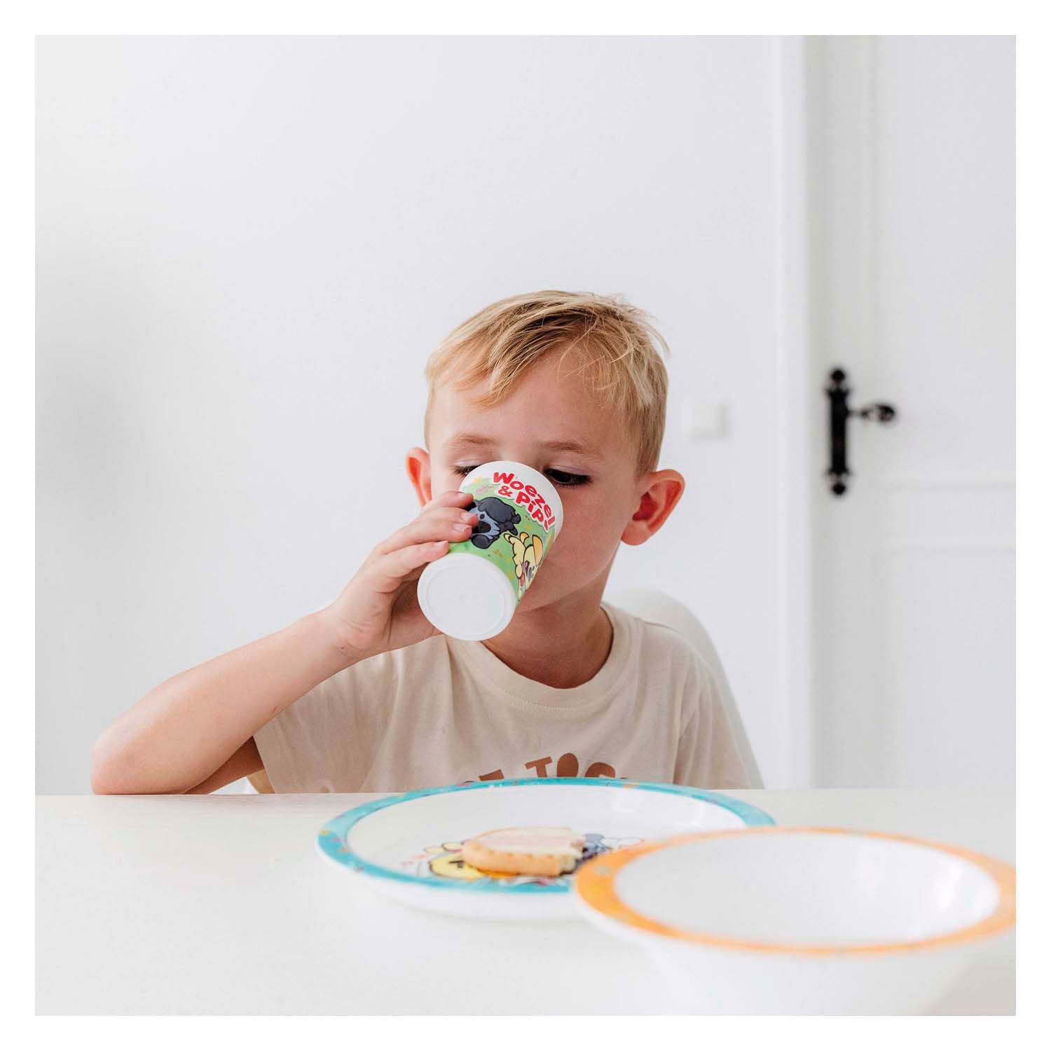 Bambolino speelgoed woezel pip eetset, 3dlg.