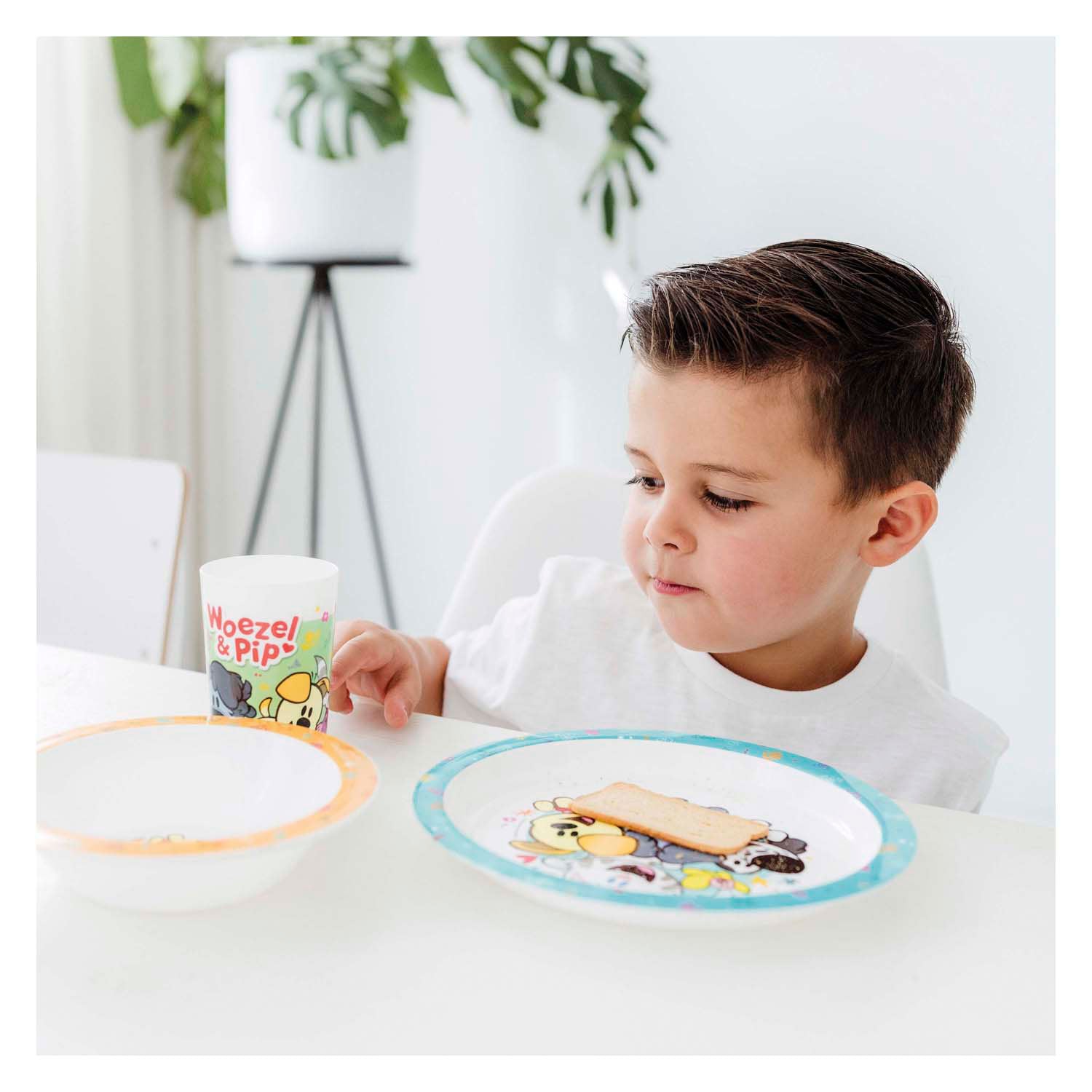 Bambolino speelgoed woezel pip eetset, 3dlg.