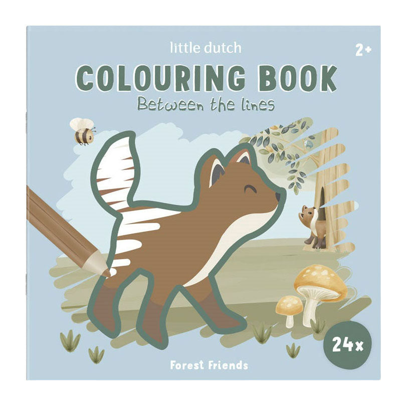 Little Dutch kleurboek - tussen de lijnen - bosvrienden