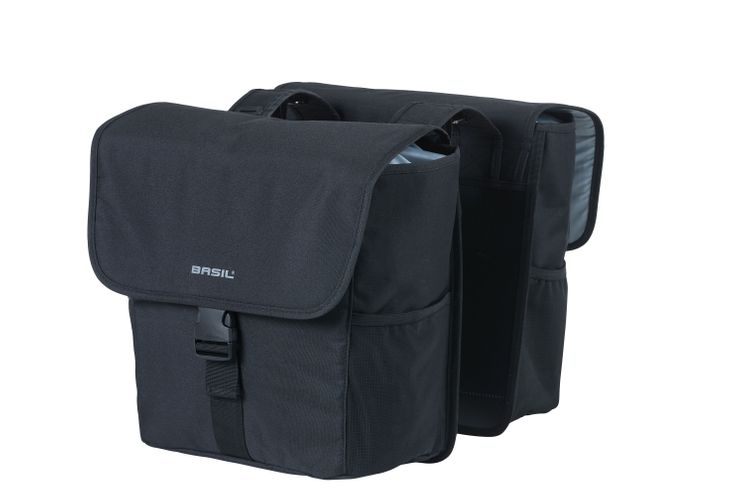 Basilicum tas go dubbel | zwart 32l