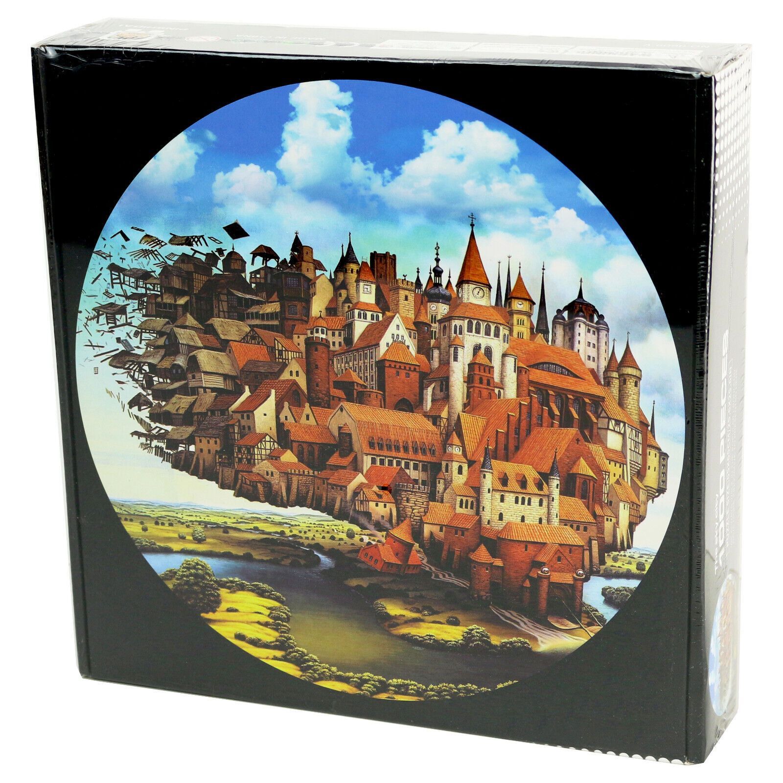 Intro puzzel rond - sky city - 1000 stukjes