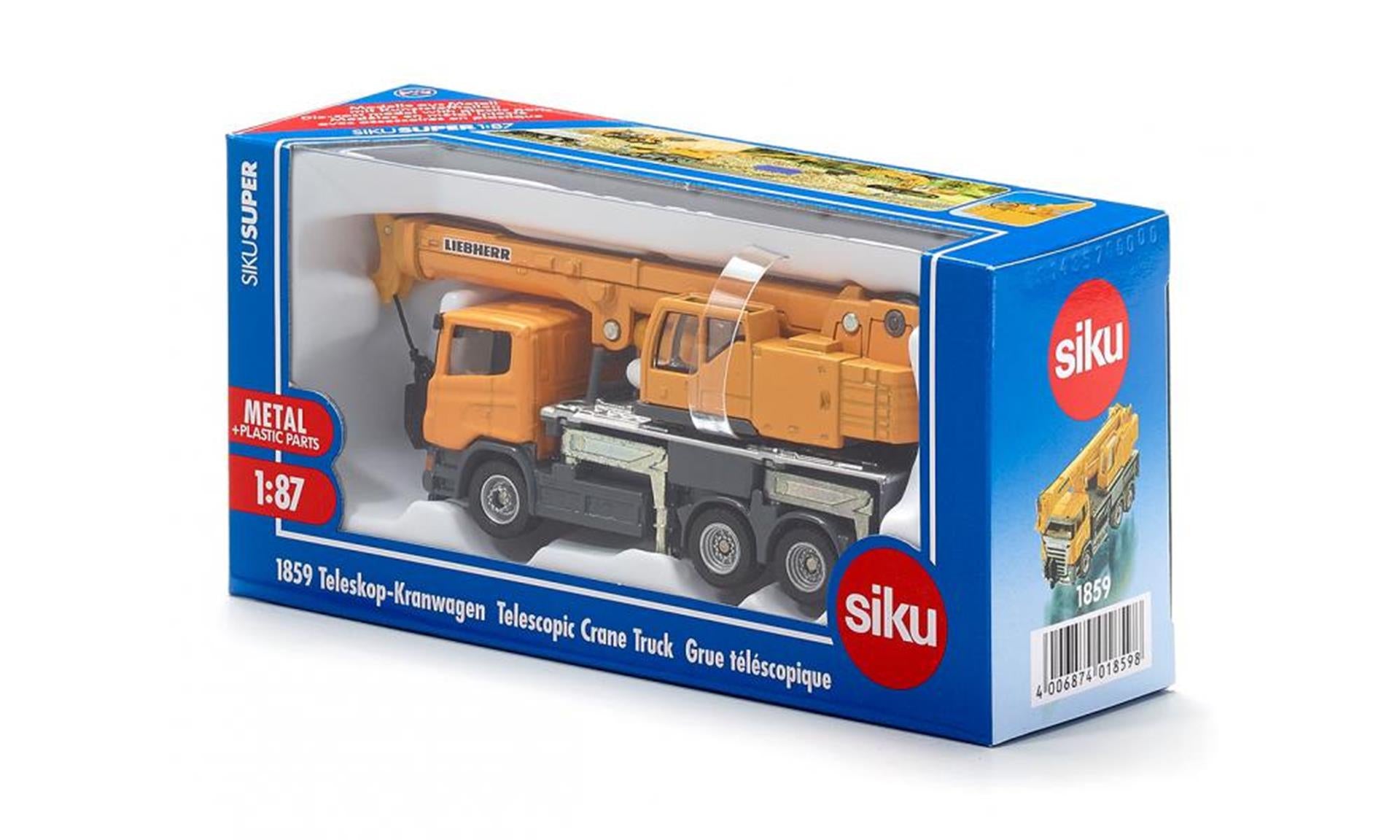 Siku 1859 telescoop kraanwagen