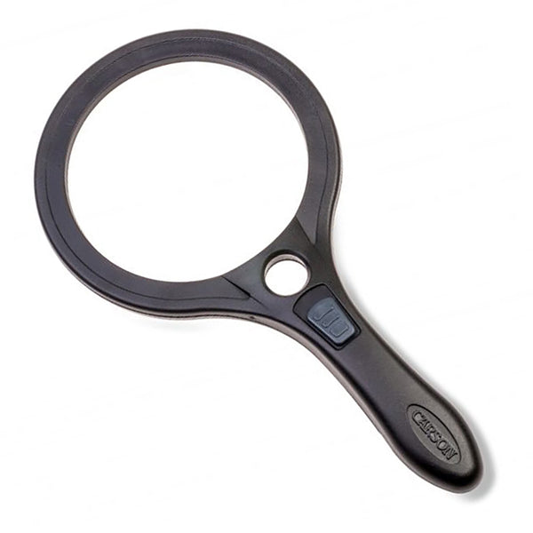 Carson Steel Magnifier Aspheric 2x110mm AS-95 with LED