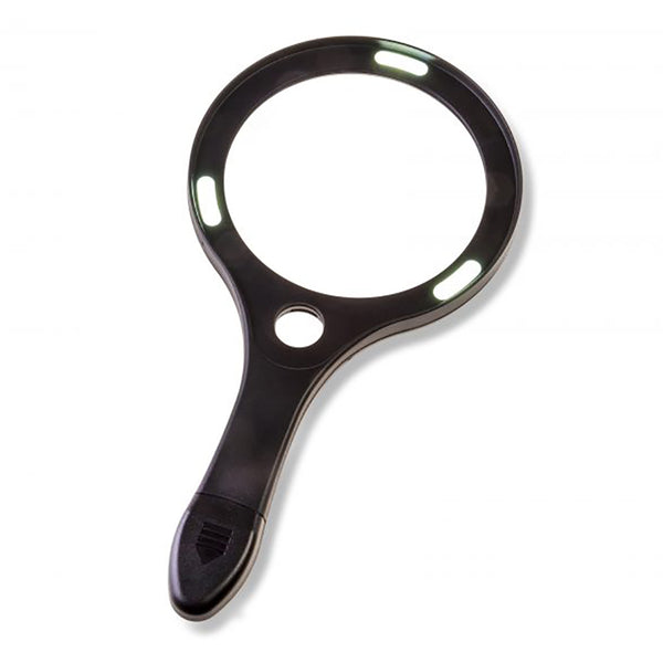 Carson Steel Magnifier Aspheric 2x110mm AS-95 with LED