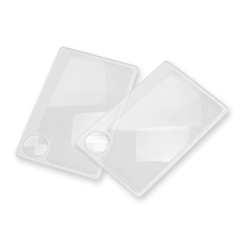 Carson zakloep wm-01 2,5x creditcard-formaat loep met 6x spotlens