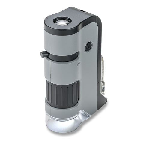 Carson MP-250 MicroFlip 100-250x Handheld Microscope with Smartphone Adapter