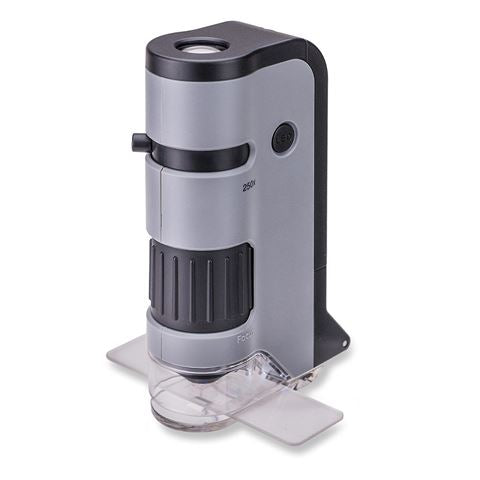 Carson MP-250 MicroFlip 100-250x Handheld Microscope with Smartphone Adapter