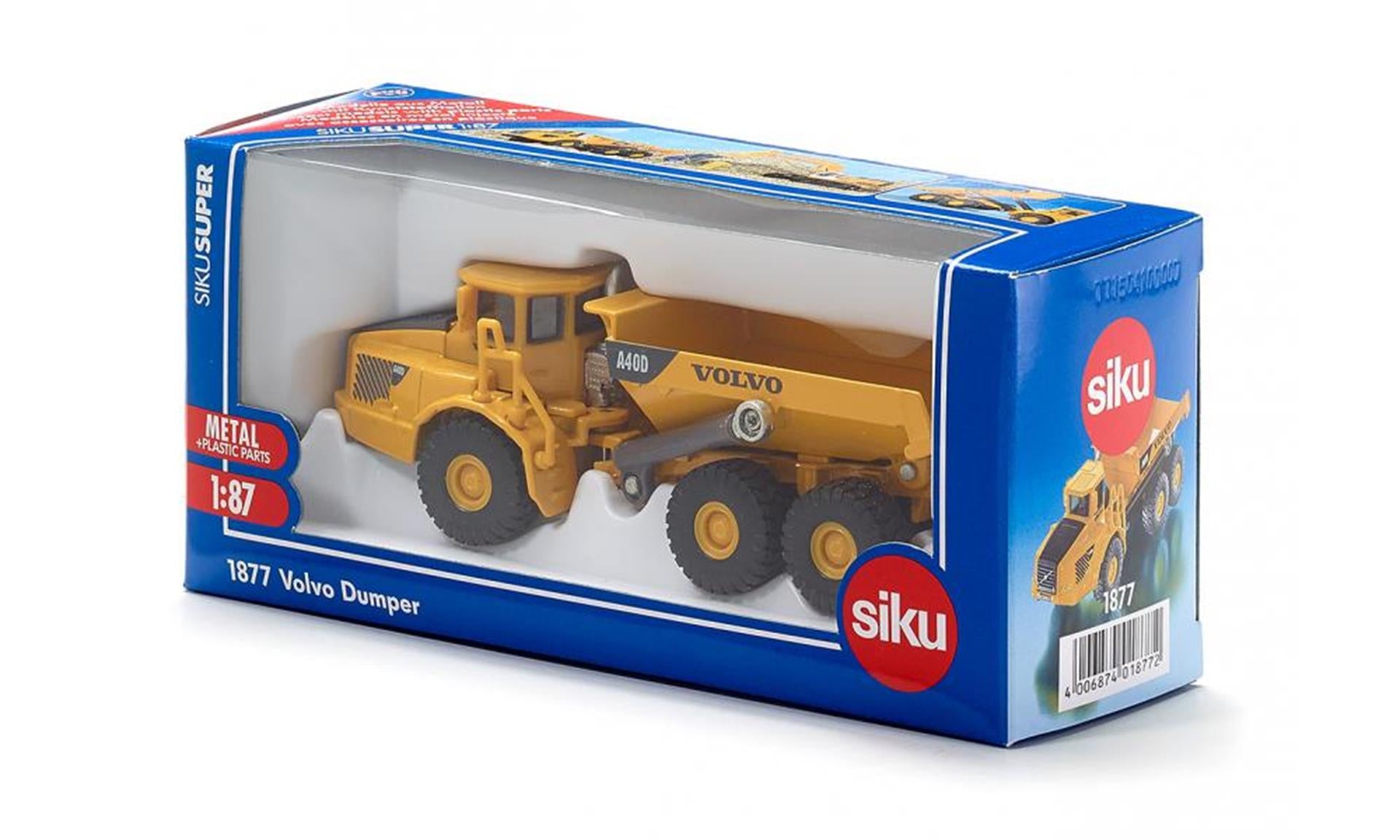 Siku 1877 volvo dumper truck