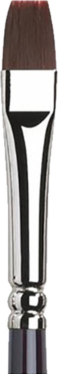 Winsor newton galeria - acrylverf penseel - korte platte vorm - lange steel - no. 8 kwast - 10mm
