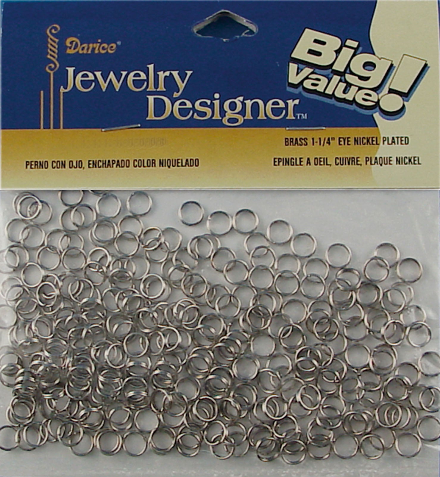 Darice vaessen creative • ringen dubbel 6mm 288pcs silver