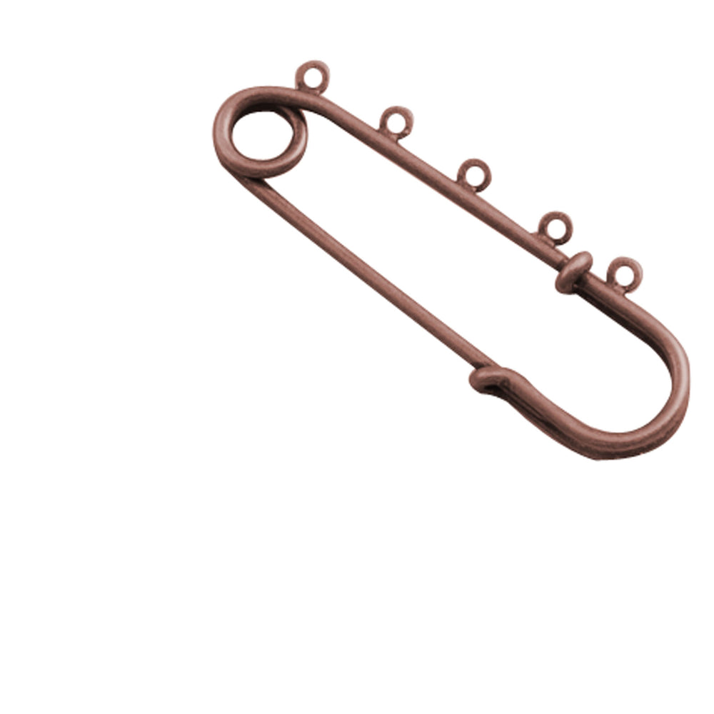 Darice • safety pin 5cm ant. copper plated