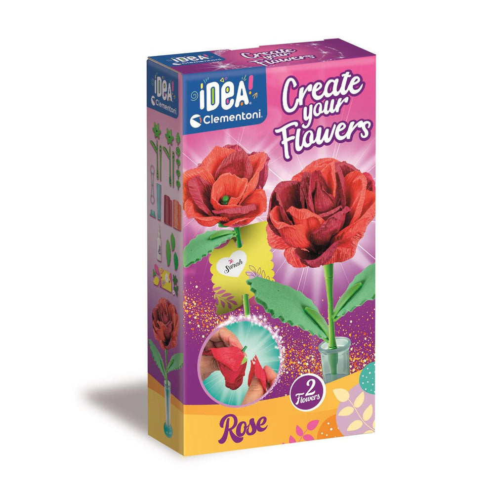 Clementoni idea - geurende bloemen maken - roos - vanaf 8 jaar - 2 stuks