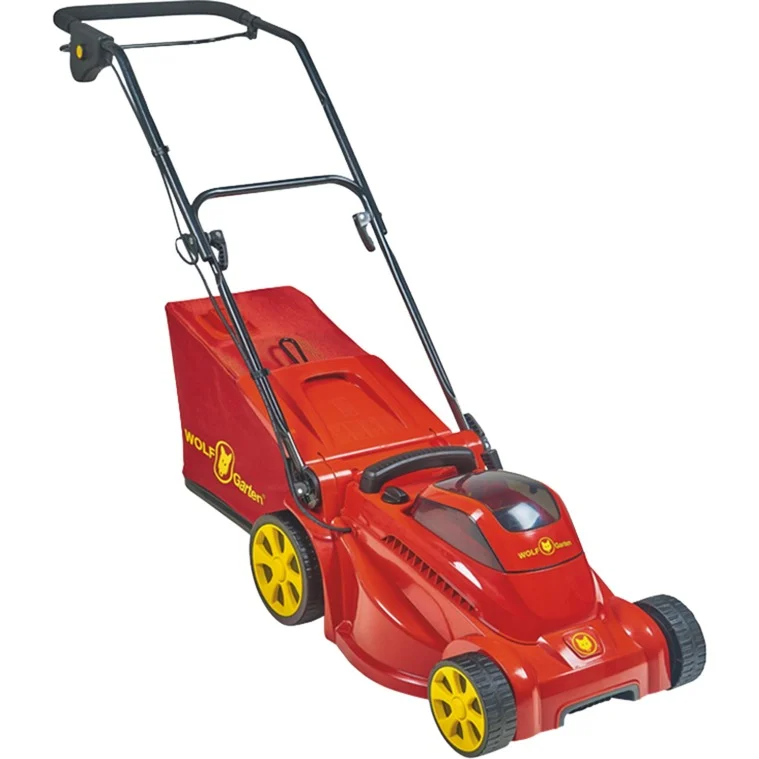 Wolf-garten lycos 40 400 m 40 li-ion power accu grasmaaier (rood, accu inbegrepen)