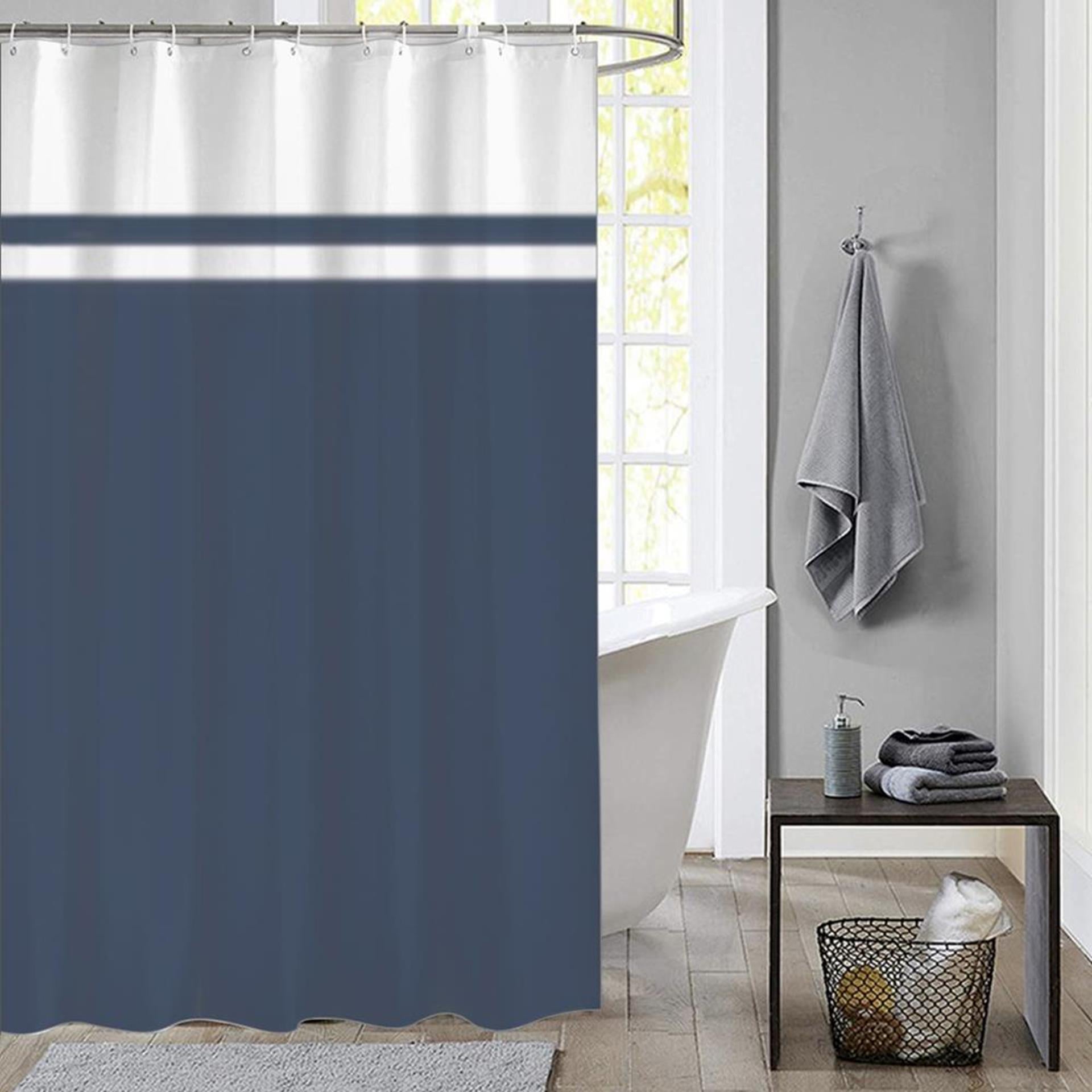 Hollands huisdouchegordijn 180x200 cm blauw