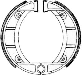Segment de frein newfren 1306 spartamet a
