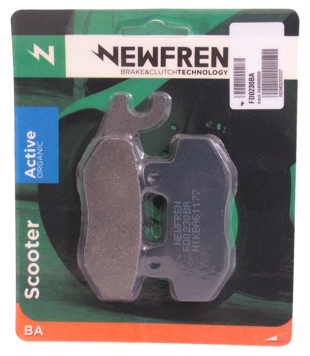 Jeu de plaquettes de frein Newfren FD0230 Kymco Agility, Filly - TGB 303
